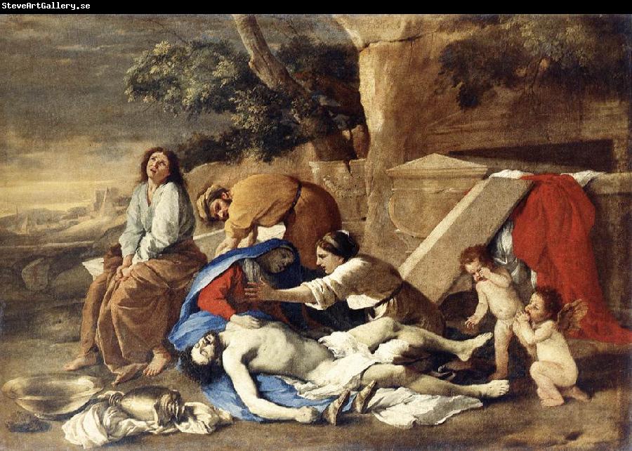 POUSSIN, Nicolas Lamentation over the Body of Christ af
